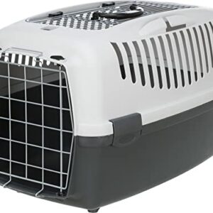 Trixie - Cage 61x40x38 cm avec ouvertures frontale et supérieure, pour le chien