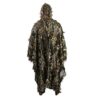 HYFAN Ghillie Suit Poncho 3D Feuilles Camouflage Cape Cape pour Les Militaires, CS, Chasse à la Jungle, Paintball, Airsoft, Photographie de la Faune (Taille Gratuite)