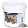 Chick’N Deluxe® CALCIUM BOOSTER 4Kg. Coquille huitre poules pondeuse. Produit minéral naturel riche en calcium, stimule la ponte, renforce la coquille d’œuf.