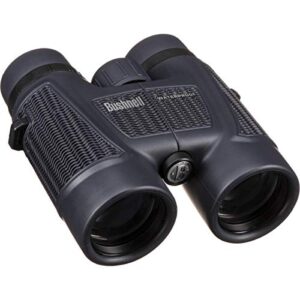 BUSHNELL - Jumelles Pour Adultes - H²O - 8x42 - Noir - Prisme en Toit - Étanche à l'Eau - Résiste au Brouillard - Oielletons Twist Up - 158042