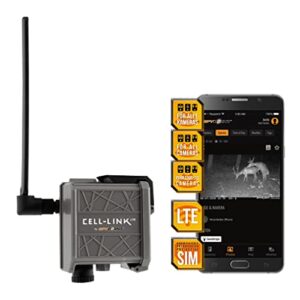 Spypoint Cell-Link Adaptateur Universel de téléphonie Mobile – Bande de données pour caméra de Chasse – Appareil Photo d'animal – Accessoires de Mise à Niveau avec Carte SD