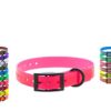CANIHUNT Collier Xtreme Polyuréthane – Boucle Double – 16 Coloris (2.5 x 0.25 x 65 cm, Rose)
