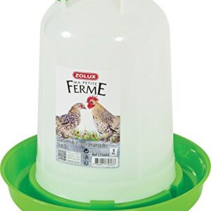 Zolux Abreuvoir Basse Cour Plastique pour Élevage/Agriculture Urbaine 5 L