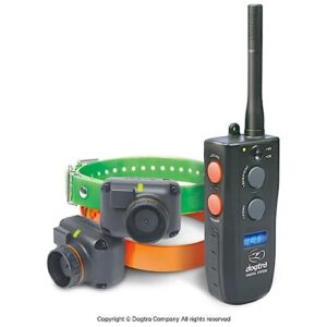 Dogtra RB 1002 Collier de Repérage, 3 Modes de Localisation avec Ecran LCD et Vibration, Étanche IPX9K, 4 Tonalites au Choix - Système 2 Chiens - Portée 1500 m