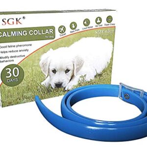 SGK Anti-Stress Chien pour Petits, Moyens et Grands Chiens - Nouveau Collier Efficace sur Toutes Les Races de Chiens
