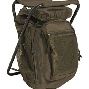 Miltec Sac À Dos avec Tabouret Va, a Unisex, Noir, Taille Unique