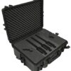Etui / Valise à pistolet professionnel pour jusqu’à 5 pistolets et 9 chargeurs – Etui à armes pour pistolets – Etui à pistolet court – De l’Allemagne – 5 ans de garantie – Verrouillable – Modulé