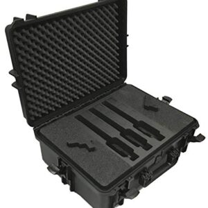 Etui / Valise à pistolet professionnel pour jusqu'à 5 pistolets et 9 chargeurs - Etui à armes pour pistolets - Etui à pistolet court - De l'Allemagne - 5 ans de garantie - Verrouillable - Modulé