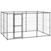 Chenil Extérieur Acier 7,26 m² Enclos Niche Cage pour Chiens Chiots