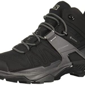 SALOMON X Ultra 4 Mid GTX, Chaussures de Randonnée Basses Homme, Noir et Bleu (Black Magnet Pearl Blue), 46 2/3 EU