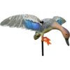 VARADOMO Simulation électrique télécommandée appât Canard Simulation de Chasse en Plein air Accessoires d’animaux pour Le Style de Paysage d’étang avec Piquet de Soutien, télécommande