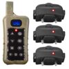 Trainertech DT3200 – 3200 mètres (jusqu’à 3 chiens à la unité) (kit avec 3 colliers)