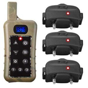 Trainertech DT3200 – 3200 mètres (jusqu'à 3 chiens à la unité) (kit avec 3 colliers)