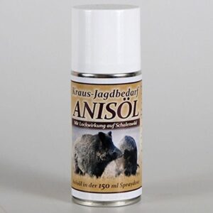 Kraus Jagdbedarf Attractif Professionnel d'huile d'anis de 150 ML en Spray - Attractant pour gibier 100% Naturel