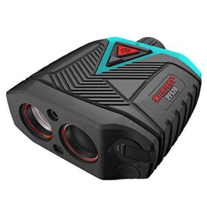 UPCHIC PF520 Télémètre laser de golf pour golf 2000 m, 8 x mise au point fixe, écran LCD pour la chasse, angle de hauteur, golf extérieur