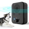 Anti Aboiements Chiens, aboiement,3 Réglable Fréquence Ultrasons Dispositifs Anti-aboiements avec Sifflet, 33 Pieds Rechargeable Dispositif Dissuasion Anti Aboiements Petits et Grands Chiens Exterieu