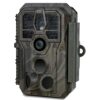 GardePro E5S Caméra de Chasse 32MP 1296P H.264 Vidéo, Jusqu’ 30m Camera Chasse Infrarouge Vision Nocturne, Vitesse de Dclenchement 0,1s et Angle de Dtection 120°, 940nm IR LED