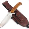 JEO-TEC Nº15: Outdoor/Survie/Couteau de Chasse – Lame INOX Bohler N690C – Étui de Transport – Fabriqué en Espagne