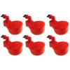 Breuvoir de Poulet, Abreuvoir Poules Automatique, Abreuvoir Poules Tasses à Bol en Plastique pour poulailler Distributeurs d’eau pour Poulet Canard Volaille Eau Potable Tasses Abreuvoir Mangeoire