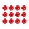 Vvciic Tétine à Eau de volaille, Abreuvoir Automatique pour tétine de Poulet avec Montage latéral Horizontal, Abreuvoir pour Poulets deau, Lot de 12
