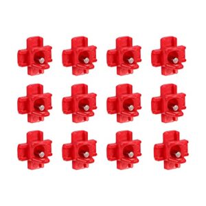 Vvciic Tétine à Eau de volaille, Abreuvoir Automatique pour tétine de Poulet avec Montage latéral Horizontal, Abreuvoir pour Poulets deau, Lot de 12