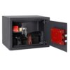 Brihard Armes à Feu et Munitions – 25x35x25cm – Capacité 20L – Coffre-fort à Parois épaisses pour la Sécurité de Votre Maison ou Votre Voiture