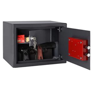 Brihard Armes à Feu et Munitions - 25x35x25cm - Capacité 20L - Coffre-fort à Parois épaisses pour la Sécurité de Votre Maison ou Votre Voiture