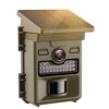 Camera de Chasse Solaire 32MP 1080P, Camera Chasse Infrarouge 4400mAh Batterie Rechargeable Intégrée, Caméra de Chasse Nocturne Grand Angle 120° Détecter Vitesse de Dclenchement 0,1s Étanche IP66