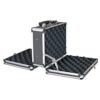 HMF 14411-02 Valise pour Deux Pistolets en Aluminium | Double Face | 31 x 26 x 15 cm | Noir