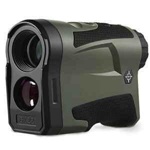 SETSCZY Télémètre Golf Chass, Verrouillage du mât de Drapeaue, 600M/1000M/1500M/3000M,avec Mode de Balayage, télémètre avec Pente, Vibration, Mode de Balayage, Piste de Proie,3000m