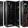WALDBERG Armoire Forte 18 Armes Noir