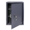 HMF 49205-11 Coffre-Fort à Poser, Serrure à panneton Double, 50 x 35 x 33 cm