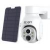 REIGY 3MP Camera Surveillance WiFi Exterieure sans Fil, Camera Solaire avec Batterie(8000MAH), avec Détection de Mouvements Vision Nocturne en Couleur Audio Bidirectionnel Etanche
