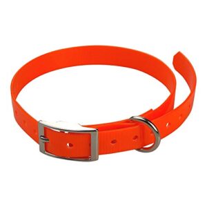 jokidog Sangle pour Collier Garmin Mini T5, Mini TT15-19 mm x 60 cm x 2 mm Orange