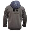 AtooDog Veste Doudoune de Chasse, Pattes de Sanglier Noires & Traqueur ($SUVEMCK1019, S)