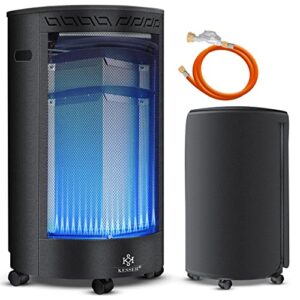 Chauffage à gaz en céramique | Appareil de Chauffage à gaz 4 200 Watts avec détendeur de gaz,