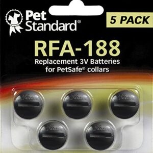 Piles Compatible PetSafe RFA-188 (Lot de 5)
