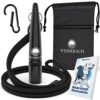 Weidebach® sifflet Noir pour Chien, sifflet pour rappeler Son Chien, sifflet pour entrainer Son Chien, sifflet Noir a Ultrason pour Chien, sifflet d’entrainement pour Chien, sifflet Chien, sifflet