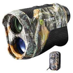TIDEWE Télémètre de chasse avec écran LCD 700 Y, aimant intégré, multifonctionnel, étanche, avec batterie rechargeable