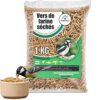 Vers de farine séchés – 1 KG – 2 KG – 5 KG – Friandises pour Oiseaux Sauvages, Tortues, Poissons, Rongeurs, Hérissons – Nourriture de qualité – Marque Française – Alimentation sûre et de qualité