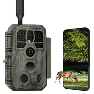 GardePro X50 Caméra de Chasse 4G LTE avec Carte SIM Gratuit