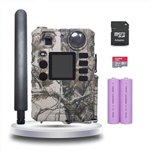 Bolyguard 18MP 720P HD Caméra de Chasse GSM Camera Chasse 4G Vision Nocturne 100ft piege Photo IP66 (SD Incluse 32 Go + Batterie)