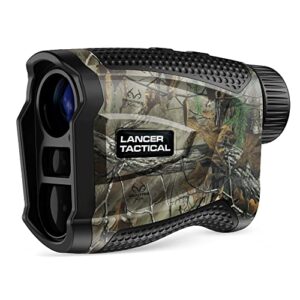 Lancergear Télémètre de chasse étanche 700 Y - Grossissement 6,5 x - Distance - Angle - Vitesse - Scan - Multifonctionnel - Pour la chasse, le tir et la randonnée