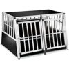 tectake 800350 Cage Box Caisse en Forme de Trapèze Aluminium – diverses Modèles (104x91x69,4cm | No. 402226)