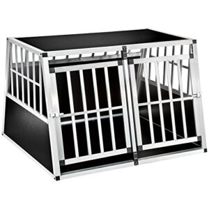 tectake 800350 Cage Box Caisse en Forme de Trapèze Aluminium - diverses Modèles (104x91x69,4cm | No. 402226)