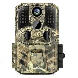 Caméra de trail 24 MP 1920P HD HD Hunting Game Camera 0,2 s Trigger Time 3 Capteur infrarouges Deer Camera avec mouvement activé 120° 80ft Waterproof for Outdoor Wildlife Monitoring Home Security, 2