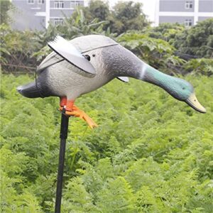 Leurre avec aile tournante volant leurre canard colvert, leurre en plastique épouvantail colvert canards jouets d'extérieur pour enfants pour l'extérieur, la terrasse, le jardin la chasse ou la pêche
