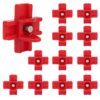 JTWEB 12pcs Abreuvoir Poulet, Eau tétine Poule Alimentateur Fournitures de Volaille Automatique, Distributeur d’eau Canard à Montage latéral Horizontal pour Abreuvoir d’eau Propre