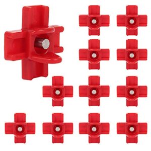 JTWEB 12pcs Abreuvoir Poulet, Eau tétine Poule Alimentateur Fournitures de Volaille Automatique, Distributeur d'eau Canard à Montage latéral Horizontal pour Abreuvoir d'eau Propre