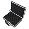 HMF 14401-02 Valise a Pistolet en Aluminium avec Serrure à Combinaison | 31 x 26 x 11 cm | Noir